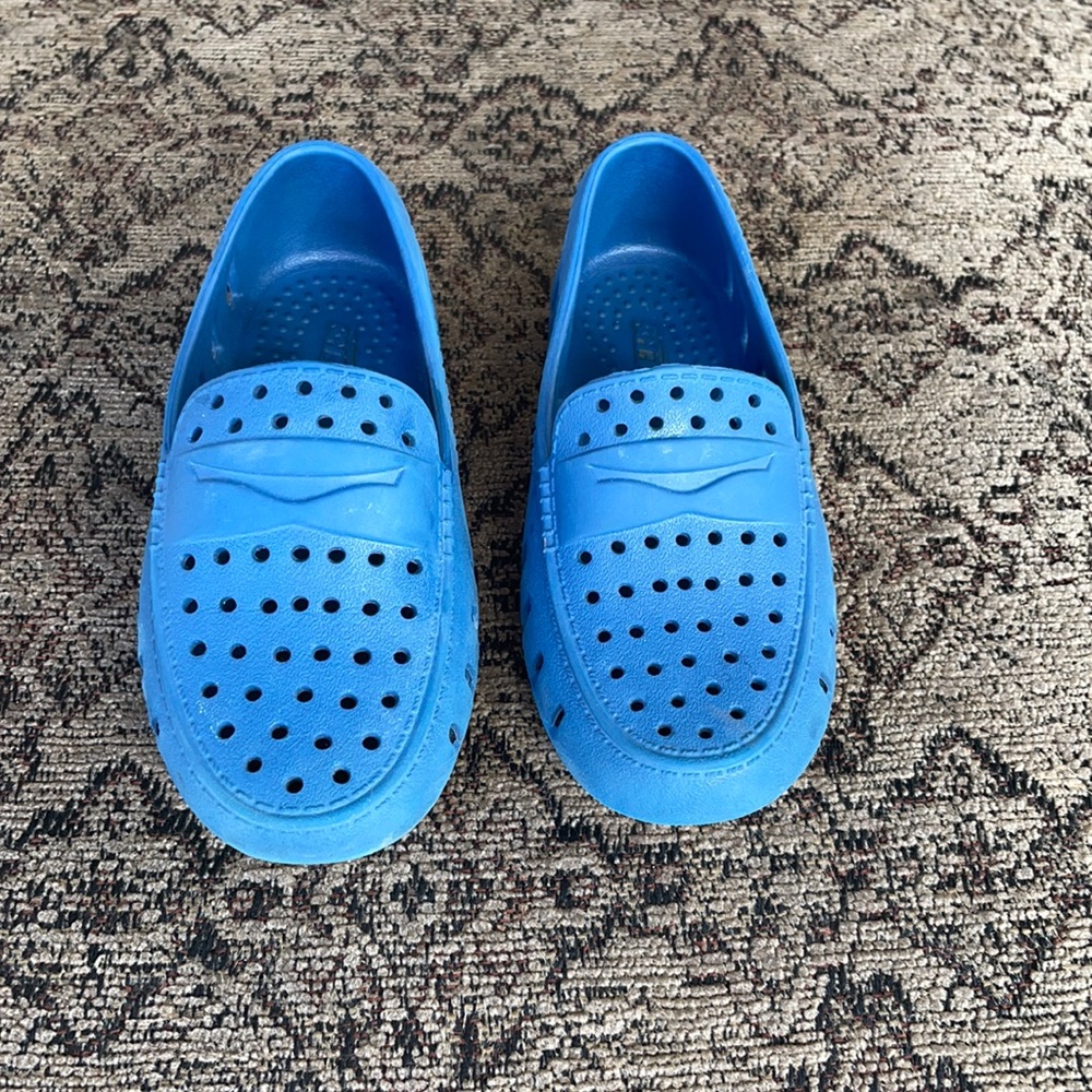 Navy/White Floafers Size 8